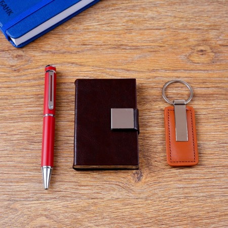 Gift set 3v1 (pen, keychain, business card) mix-4