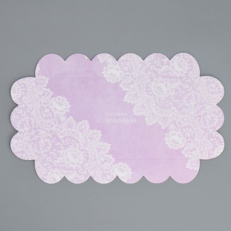 Cookie box, confectionery packaging with PVC lid, “made with love”, 21 x 10.5 x 3 cm-6