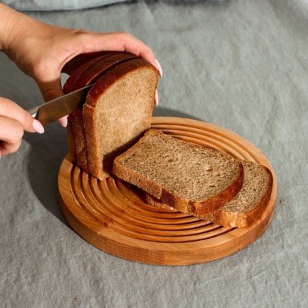 Defense board for feeding and serving ADELICA "Olympus", d = 20 × 1.8 cm, birch-3