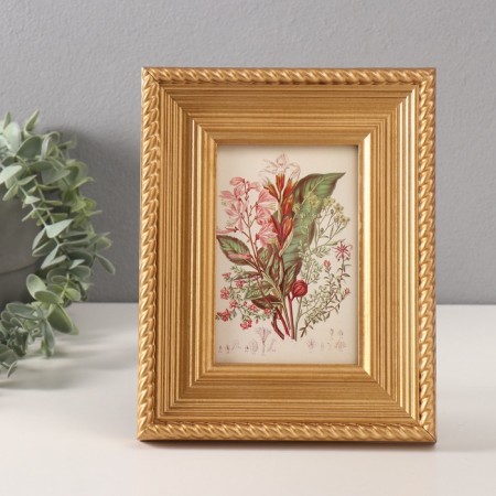 Photo frame MDF 10x15 cm "Illusion" gold 2.8x18.7x23.7 cm