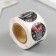 New Year Stick Paper "New Year's drawings on black" d = 2.5 cm 252 pcs in the roll