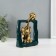 Souvenir Ceramics "Eliors - Support. Square" Dark green with gold 6x13.5x17.5 cm
