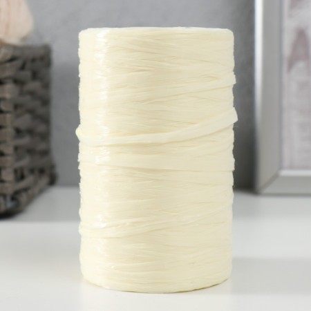 Yarn "for knitting washcloths" 100% polypropylene 400m/100 ± 10 grams in the shape of a cylinder (lightweight)