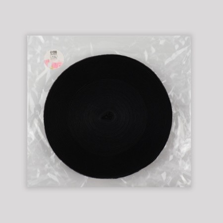 Velcro "loop", 20 mm × 25 ± 1 m, black color-6