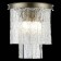 Sconces st. SL1230.101.02. Stabia. 2x60 watts, E14, 28x28 cm, Nickel color