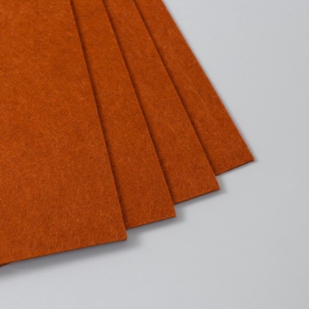 Veter 2 mm "coffee with cream" set 4 sheets 30x40 cm-2