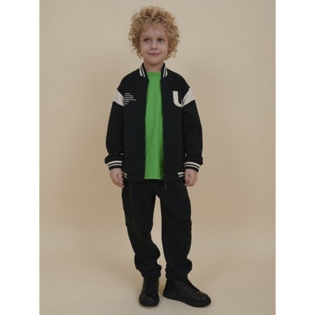 Bombber for the boy Pelican, height 140 cm, black color-1