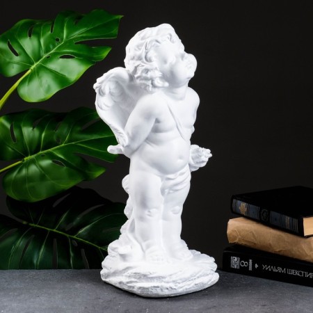 Figure "Angel Amur" White 15x15x37cm-1