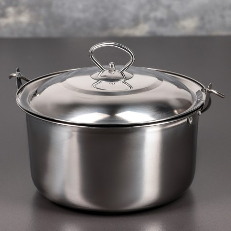 Stainless steel pot “camp”, 3 l, d = 22 cm-1