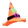 Carnival costume pumpkin, vest, orange hat, height 116-134