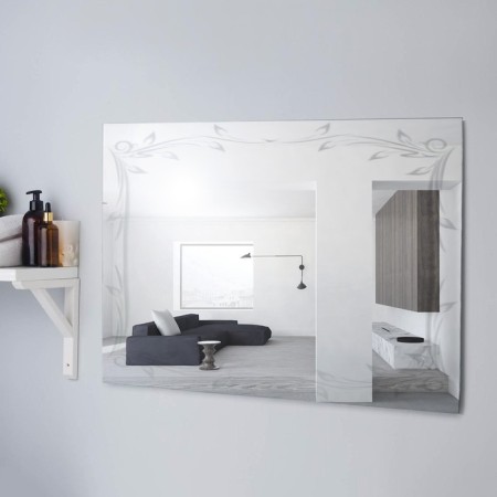 Mirror, wall -mounted, with sandblasting graphics, 50x80 cm