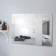 Mirror, wall -mounted, with sandblasting graphics, 50x80 cm