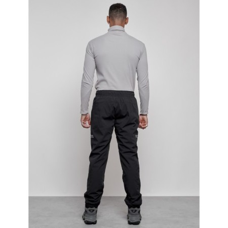 Warm pants, size 52, black color-3