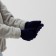 Children's gloves minku "plain", col. Blue, rr 16 (10-12 years)