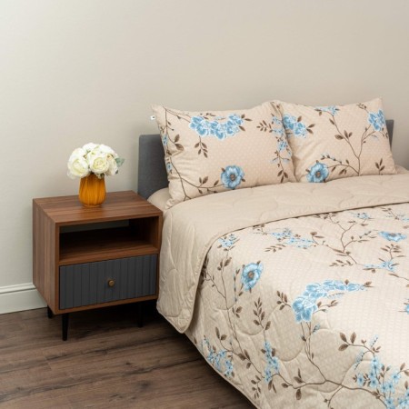 Set 1.5 joint venture: blanket 145x220 cm, sheet 150x220 cm, pillowcases 50x70 cm - 1 pcs