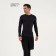 Rashgard male with DL. sleeve, basic, size XL (52), black color