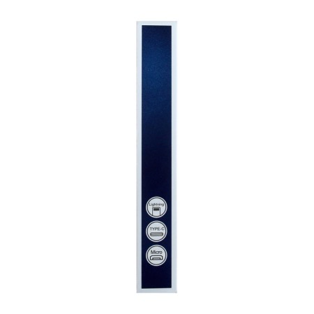 Type -C cable - USB, 6 A, PVC braid, 1 meter, gray-4