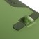 Organizer on the rings A6+, 80 sheets, leatherette, with a knife, a line, with a handle, in a gift box, green