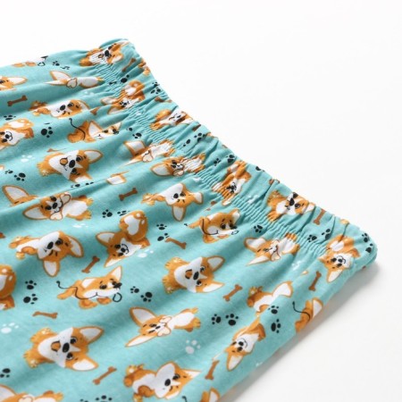 Pajama nursery, turquoise color/Corgi, height 98 cm-4