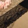 Capricon lace, 90 mm × 3 ± 0.5 m, black color