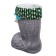 Candy "Boot", with a Christmas tree, color gray color