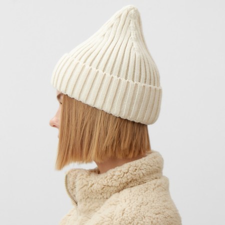 Women's hat minku, Milk color, 56-58 rr-3