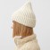 Women's hat minku, Milk color, 56-58 rr