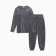 Women's costume (sweatshirt and trousers) KAFTAN PLUSHY p. 44-46, gray