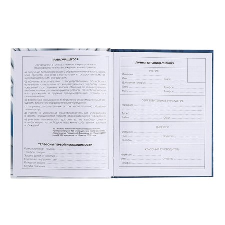 Diary for grades 5-11, hard cover, "sports cars", glossy lamination, offset block 60g/m²-4