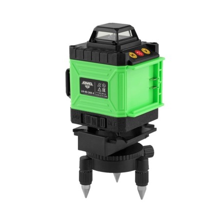 Laser level AMO LN 4D-360-4, 20 m, 520 nm, grade 2, magnetic compensator-5