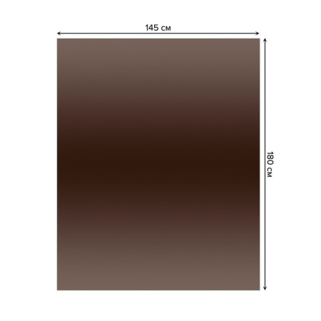 The tablecloth “Brown overflow”, rectangular, oxford, size 145x180 cm-1
