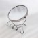 The desktop mirror is a suspended “circle”, bilateral, with an increase, D mirror surface 9 cm, silver color