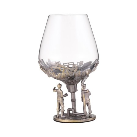 Cognac glass "Neftyanniki", 550 ml, bronze-3