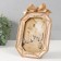 Polystone photo frame 10x15 cm "Esmeralda. Bant" Sand Gold 14x2.5x22.5 cm