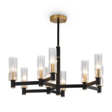 Suspended lamp Freya Fr5167PL-09B Ambra, 760x760x558 mm, E14, 9x40W, black color