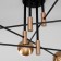 Ceiling light eurosvet nuvola 70129/8, e27, 8x60W, 1000x1000x380 mm, brass color
