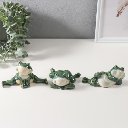 Souvenir Ceramics "Funny Frog" MIX 6.5x9.5x13 (9.5) cm-1