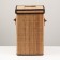Storage basket, square, with handles, folding, 30 × 30 × 50 cm, bamboo