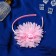 Hair rim "rose" rose, 0.5 cm, pink