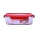 Oursson glass container, 1.5 l, CG1502S/RD