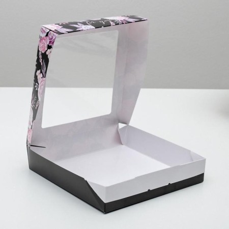 Confectionery packaging, a box with lamination "Tenderness", 20 x 20 x 4 cm-1
