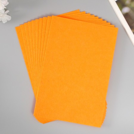 Hard felt 1 mm 20x30 cm orange mix-1