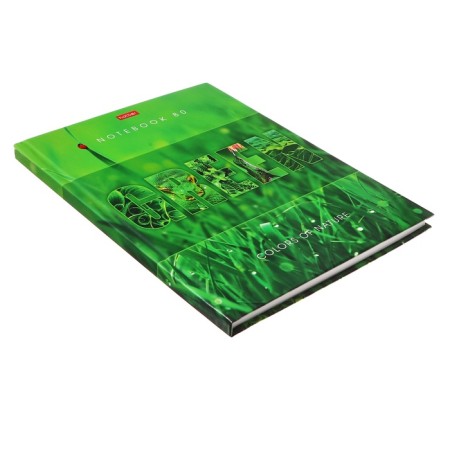 A5 Business Notepad, 80 sheets of "Carriage of Color", solid cover, 5-color block-1