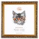Photo frame plastic 30x30 cm, gold (plastic screen)