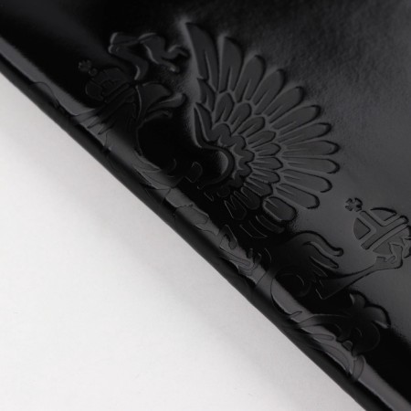 Cover for passport 5131 Russia, black color, genuine leather-4