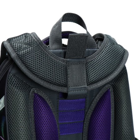 School backpack 38 x 30 x 16 cm, ergonomic back, stavia "cat and feathers", blue-8