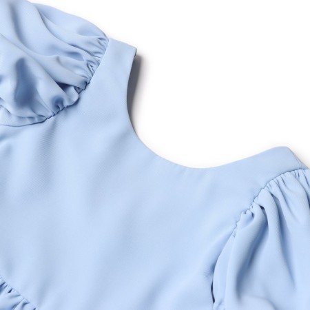 Платье нарядное детское MINAKU: PartyDress, цвет голубой, рост 110 см-6