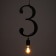 Bayerlux lamp "Figure 3" E27 40W black 35x19 cm