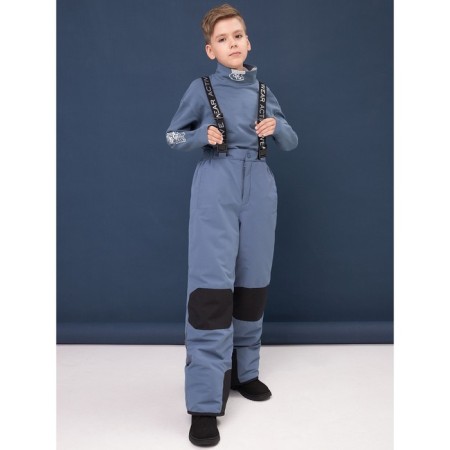Semi-combinezone children, height 140 cm, dark gray color-7
