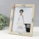 Photo frame 3083 20x25 cm "Pearls" plastic, col. gold